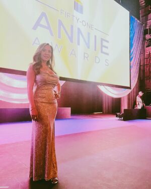 Jewels Jaselle Instagram - What a magical night at the Annie Awards! Being surrounded by so much talent and passion truly reminds us of the beauty and power of animation and storytelling.  Congratulations to all the incredible winners and nominees whose stories inspire and delight hearts around the world.  Here’s to celebrating the art that brings a little more magic into our lives! 🏆🌟#annieawards #magicalnight #Animation #excellence