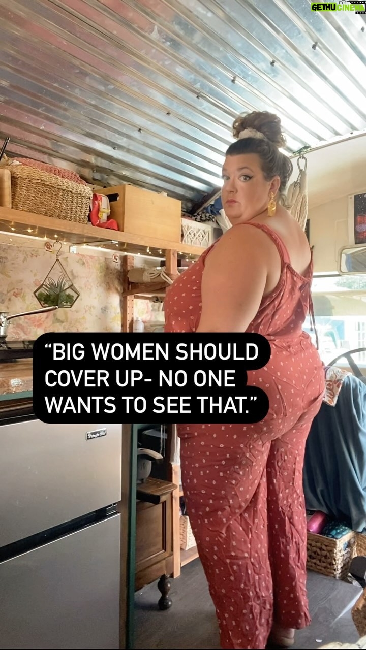 Jezebel Express - 1.2K Likes - Iāve been told to hide my entire lifeā to wear dark colors, cover my arms, pick āflatteringā outfits and wait until Iād lost ten (or twenty or fifty) pounds to do⦠well, anything. The beach was for later, when my body was acceptable. Dating could wait until I had a better body to offer my partner. Wearing fun clothes, being loved exactly as I was, being the star of the showā I was told I could do those things when I was thin. I would ādeserveā them when I was thin.
I chose to live my life with joy and exuberance in response to that messaging. Iāve walked in New York Fashion Week, I toured Iceland dancing, and every once in a while, a woman tells me I changed her life. None of that would have happened if Iād been preoccupied with hiding the hideousness of my arm flab from the universe.
I was told I had to wait until later to do the daring things, that I needed to be acceptable first. But the requirements for being acceptable kept changing. If Iām honest, it started to feel like a scam, and the ātomorrowā that was supposed to be better just never showed up.
I started asking what was possible today, in my current circumstances, instead of feeling miserable and ashamed of them. And the day I said āIām tired of waiting, Iām just gonna do it anywayā was honestly the best day of my life.
You have this option too: to simply exist as you are. To live today.
And I do wanna say that deciding to enjoy today doesnāt mean that your complex feelings about your body will just poof into thin air. The expectation that we all achieve perfect, unwavering self love is unfairā you donāt get from hating your body to loving it overnight. Most of us spend most of our lives in the middle. We are allowed to live our best lives while we are figuring it out.
We are allowed to live our best lives in bodies we might find imperfect, and bodies we wish we could change, and bodies that are in the process of changing, and bodies that are probably gonna stay the same.
I will tell you what I learned the hard way:
You are permitted joy. It is your birthright. And you can claim it today. ā¤ļø