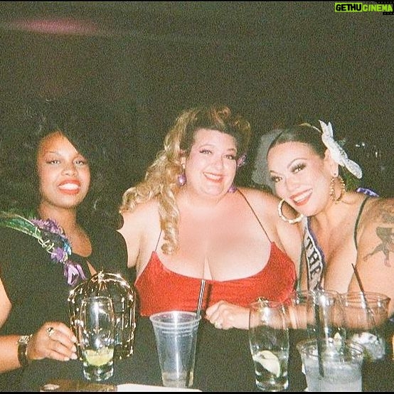 Jezebel Express - 350 Likes - This photo was taken in Vegas on a disposable camera by @sassyvonstraddler just a few weeks ago, but in my mind, it was taken in the late eighties in a tony NYC bar, where the three of us have just finished relieving some finance bros of their Wall Street winnings for the week. ššø