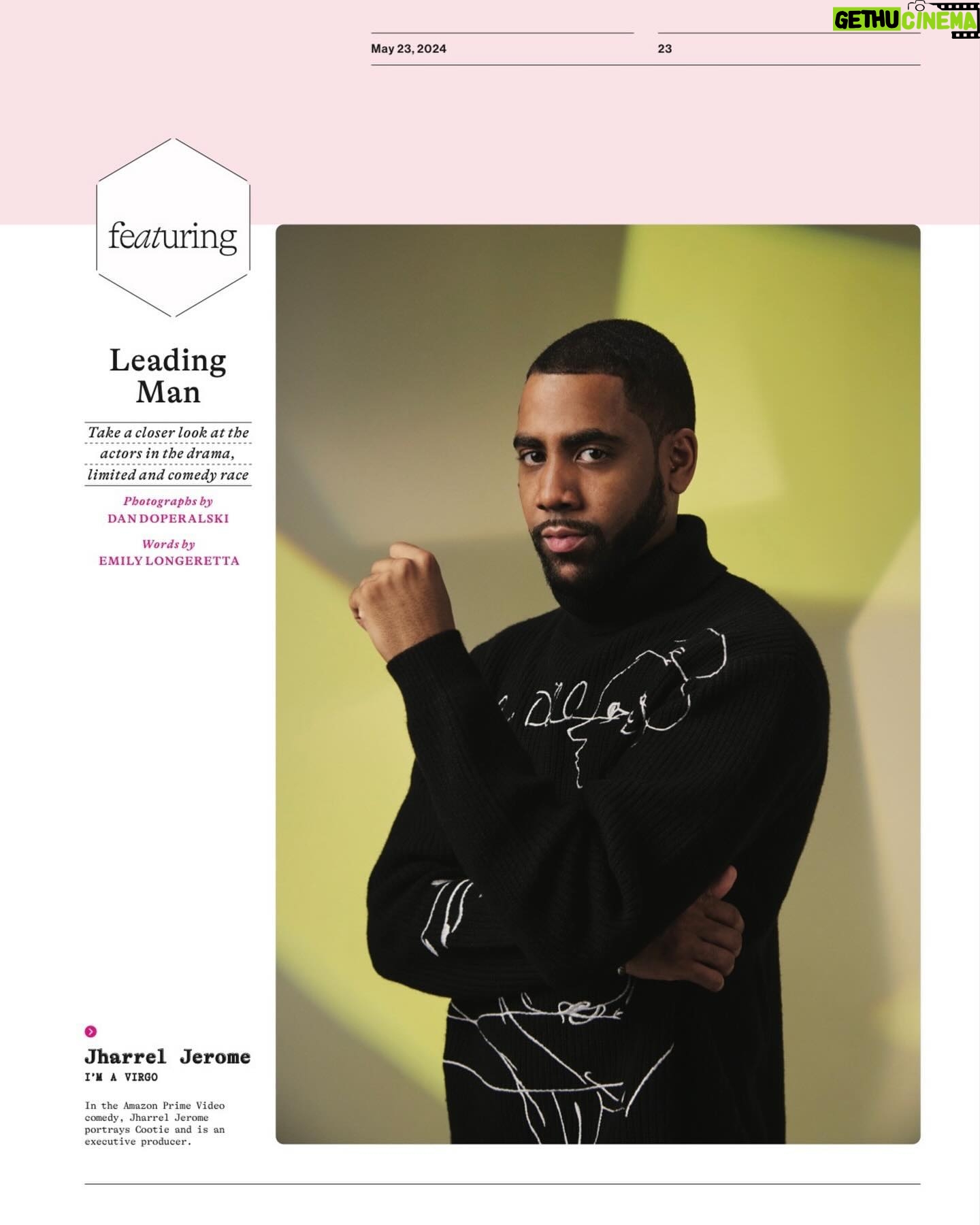 Jharrel Jerome - 29K Likes - life these days
1. ninety degrees in my backyard
2. billboard baby
3. virgo cast acting a fool
4. more unreleased music
5. pre shoot
6. bulk season
7. who you think i’m plotting on?
8. blessed to be nominated
9. patience you must have
10. variety emmy portrait