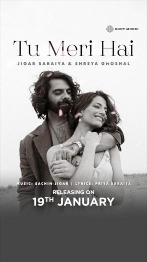 Jigar Saraiya Instagram - A simple heartfelt love song with the most magical @shreyaghoshal. #tumerihai song out tomorrow. @sanjanavij @soulfulsachin @sachinjigar @romilved @priyasaraiyaofficial @soul.kari @karishmakacharya @32farvariproduction @ericpillai @sonymusicindia