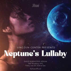 Jihae Instagram - NEPTUNE’S LULLABY WILL BE POSTPONED TO A LATER DATE TBC, DUE TO TECH ISSUES THAT WONT ALLOW THE SHOW TO GO ON JUNE 28TH . 

This has been a labor of love for the past 4 months and I’ve tried everything under the sun to make it work. I know some of you changed your summer travels plans to come to this. I hope to make it up to you in the near future. Thank you for understanding.

Peace & Love,
Jihae 
.
.
.
.
.
Experience the magical journey of Neptune’s Lullaby,
a musical dramedy written, directed, and performed 
by Jihae featuring sentient robot Bina48.
@jihaeofficial 
Friday June 28th at 7pm
David Rubenstein Atrium at Lincoln Center
Tix are free, make sure to reserve your spot!
 
Thank you @nonahendryx for curating Neptune’s Lullaby as part of the Dream Machine Experience at Lincoln Center.
Thank you @cphill1 for your kind help editing the script & comedy consulting @agamo18 for the graphic design & RQM for the photo.✨♥️
 
 #NeptunesLullaby #musicaltheater #dramedy #jihae #lincolncenter #dreammachine