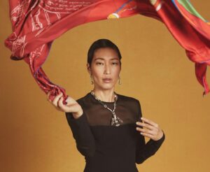 Jihae Instagram - I curated for @sothebys holiday gift ideas including a book of drawings by Picasso, a painting by my friend Lena Viddo @lenaviddo some jewelry, @cartier accessories etc. Q&A on the Sotheby’s buy now section.
Photography by Will Davidson
Make up by @andrewcolvinmakeup 
Hair by @rebekahcalo ♥️✨