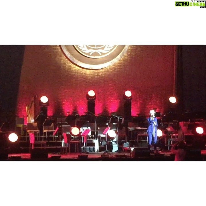 Jihae - 249 Likes - Throw back to climate change concert at @unitednations General Assembly singing ‘All The Same’ off of Illusion of You LP with Paul Simon’s band. The song is about how we are one and the same despite our differences in race, ideologies & beliefs, inspired by the Ghandi quote “An eye for an eye makes the whole world blind” Every time I perform this song I think of my buddy & producer @davestewarteurythmics who challenged me to take the bridge section & make it into the chorus on the spot. 😅 Video by @the_djmf #tbt