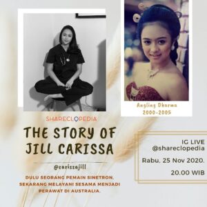 Jill Carissa Instagram - Ada yg mau ikutan ngobrol di ig live @shareclopedia .. jangan lupa ya Rabu, 25 November 2020, jam 8 malam waktu Jakarta 😊