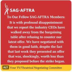 Jill Hennessy Instagram - One foot in front of the other, folks. Godspeed my friends. @sagaftra #sagaftrastrike #sagaftrastrong