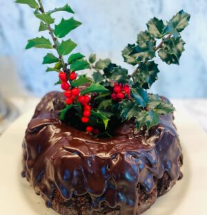 Jill Hennessy Instagram - Sending prayers of comfort & peace to all…& chocolate ganache vibes… #merrychristmas #happyholidays #chocolatecake #chocolateganache