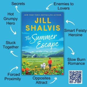Jill Shalvis Instagram - Need a madcap romance/mystery with a sexy adventure hero and a smartass heroine? I got you. Order THE SUMMER ESCAPE  in your fave format at link in my profile and you’ll have the book in your hands (or ears) in 13 short days! Anyone looking for their next summer read?? ❤️📖