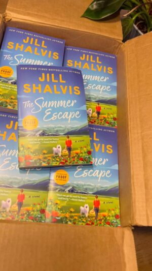 Jill Shalvis Instagram - Look what came in the mail!  THE SUMMER ESCAPE, coming in June. Two mistrusting strangers forced to race together to solve a madcap mystery. 😊 I’m giving one of these away today to a random commenter. Who’s looking for their upcoming summer read?