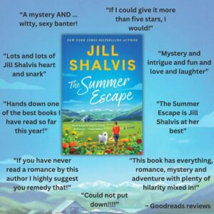 Jill Shalvis Instagram - Need a madcap romance/mystery with a sexy adventure hero and a smartass heroine? I got you. Order THE SUMMER ESCAPE  in your fave format at link in my profile and you’ll have the book in your hands (or ears) in 13 short days! Anyone looking for their next summer read?? ❤️📖