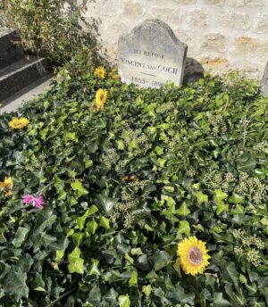 Jim Beaver Instagram - Vincent Van Gogh is buried next to his brother Theo in the cemetery at Auvers-sur-Oise.  It is adjacent to the wheat fields he painted just before his death at 37. Besides Vincent, only Michelangelo’s work has ever made me weep on seeing it in person. But Vincent makes me weep for other reasons as well. Today, I also stood in the room where he died. A mere 75 square feet, it held in his last hours a heart too big for the world.