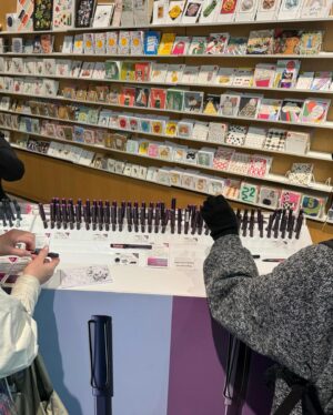 Jim Lee Instagram - At my favorite store @itoya_official in Tokyo. In the days before Amazon, I would come here every 3-4 years to stock up on art supplies not easily found in the States. 8 floors of art supplies in the heart of the Ginza district. Tried out this new LAMY pen and walked away impressed. Smooth with no ink blobbing…that’s a technical term, right???