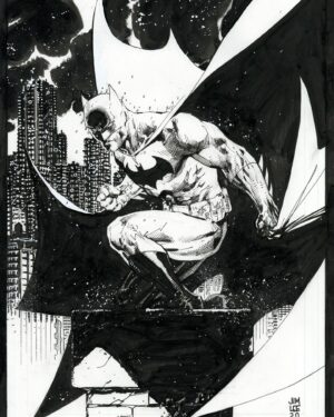 Jim Lee Instagram - Art collectors!!! Check out the link in my bio above to bid on an original piece of Batman art drawn by your truly! The above Batman image is an example of previous efforts. Measuring 11x17” on illustration board—this one of a kind piece is for charity to benefit the amazing @campbellhallvikings. The bidding ends this Monday night, May 6th at 8:30pm PST so please bid early (and often)! It’s for a great cause, and I’ll be ever thankful for your kind generosity.  All I ask is for patience as the delivery time can be on the lengthy side. Also—check out the other auction items as there’s definitely some fun stuff for comics fans in general!
