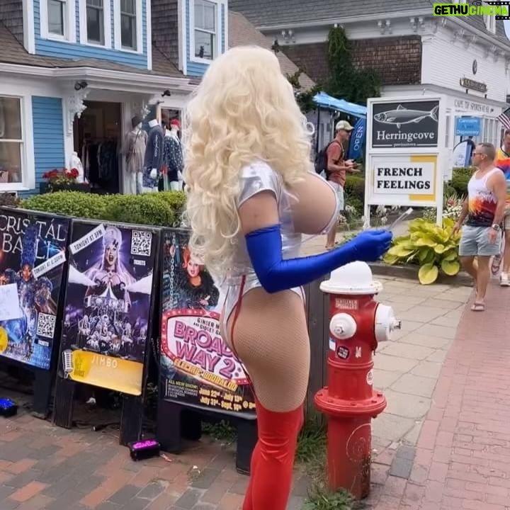 Jimbo - 34.8K Likes - She’s a real Firecracker! The 4th was With Us in Provincetown MA! @mrbradytaylor @deronwalker and @anthonybabygarza and I had the best time!
Thank you @liveatthearthouse and @pegmgmt for a fun and wild couple days in the gayest little town in America!
Thanks to everyone who came to see the show! Can’t wait to come back!
Photos by @mrbradytaylor
#4thofjuly #firecracker #party #somuchfun #allthegays #drag #dragqueens #special #magic #besttime #showtime #tour