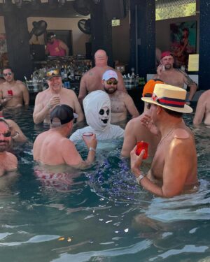Jimbo Instagram - Who wants some wet Boloney?! 

I had the best time yesterday at Rocky Bear’s 1/2 Bday Circus Roasty Pool Party! 

Vacation mode activate.

#wetandwild #aquacasper #boloneyinthebearbath #hotwetboloney #theyallfloatinhere #floater #fun #party