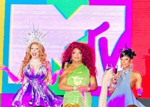 Jimbo Instagram - Congrats to our New Queen @66wind99 and top 3 @sapphiracristal and @the_planejane !! What an exciting episode and an amazing season!

I had so much fun last night hosting the viewing of the @rupaulsdragrace Season 16 Grande Finale!  Thank you @mtv and @paramountplus for inviting me!  Thanks @edgenyc for having us!

So great to see my sisters @thekandymuse @xunamimuse @upuntil.dawn @thenickydoll @honeydavenportofficial @eurekaohara @plasmanyc and Icon @amandalepore 

Photo credit Santiago Felipe @gettyimages

#drag #finale #hostesswiththemostess #crowning #newqueen #sweet16 #fun #dragrace #dragqueens