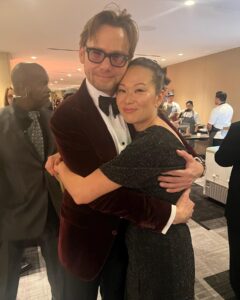 Jimmi Simpson Instagram - Sweetest vibes and people at @criticschoice last night. #Pachinko won and I got to reunite with lifelong pals. @soozhugh @minhakim__ @annasawai @appletvplus Thanks @canali for the gorj tux and @laeyeworks for hand-tinting those JERSEY MAC specs. Dope links & watch thanks to @montblanc. Alchemy by @warrenalfiebaker ✨❤️ #buriedlede