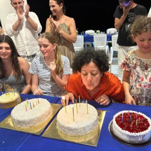 Jimmy Barnes Instagram - We’ve gathered to celebrate the July babies. There’s a few of them here! They’re an awesome bunch. Happy birthday to you all.