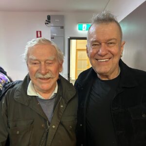 Jimmy Barnes Instagram - Frankston was going off last night. It was great having @rosswilsonofficial jump up for a couple of songs. This is my friend’s Uncle Jack. He is 95 years old and had more energy than me. Oldest punter at my one of my gigs ever, what a guy! Ready for Warragul tonight.