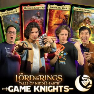 Jimmy Wong Instagram - The new #GameKnights is here!

@Xolo_Mariduena & jb_mixmatch have arrived on the fields of Middle-Earth ready for a battle as epic as the War of the Ring itself. YOU CANNOT PASS the opportunity to see these #MTGxLOTR cards in action!

Find the video on our linktree!

#cardkingdom #mtgedh #mtgcommander #mtgcard #mtgdaily #mtgaddicts #mtglife #mtgcommunity
