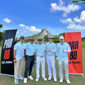 Jiravich Pongpaijit Instagram - stunning view of the Buddha engraving on Khao Chee Chan🙏🏻😌 #par88golfacademy 
 #cheechangolfresort