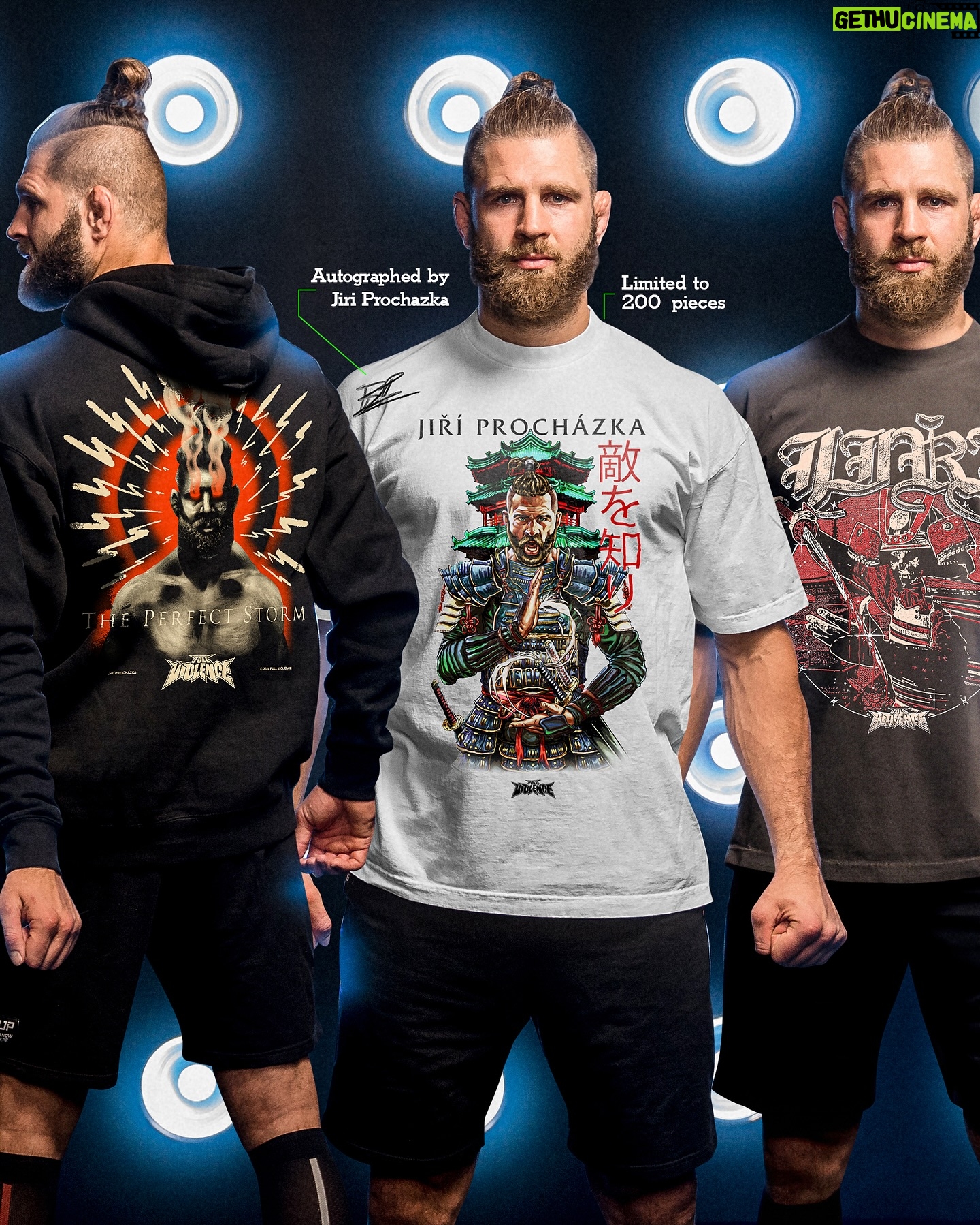 Jiří Procházka - 41.3K Likes - The Perfect Storm coming to you. Jiri Prochazka x Full Violence now live! Link in bio. Sales close 7/26. Ships in 3-4 weeks. ⚔️