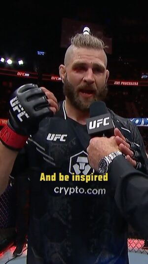 Jiří Procházka Instagram - “I want the champion!” - @jirkaprochazka 🇨🇿 on the hunt for the belt after #UFC300!