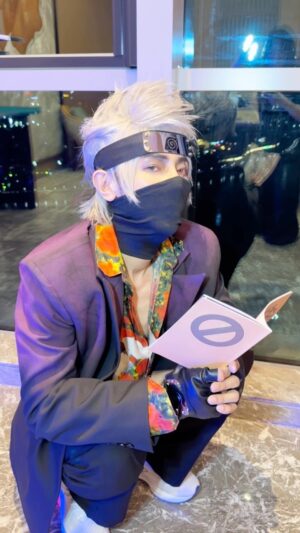 Jiro Wang Instagram - #晚安大小姐 #잘자요아가씨 #呀咧呀咧 #cosplay #卡卡西 #kakashi #はたけカカシ
#naruto