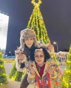 Jiro Wang Instagram - 🎅和媽媽ㄧ起㊗️大家。平安。快樂。健康每一天喔🍎🎄🧸 #聖誕快樂 #merrychristmas 🦌