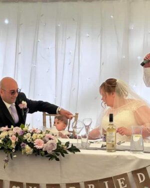 Jo Cooke Instagram - We received these photos and the following message from our beautiful bride Gemma; 

“Hi, just a thank you for you guys, especially Cleo, who helped me pick my wedding dress last August ( picked it up at the end of January). We got married 3 weeks ago and so many people commented on how lovely and sparkly my dress was. After all my alterations ( I lost weight, despite being pregnant, and it was too big when I picked it up) it made me feel like a princess. Thank you, buying my dress was so stress free because of your range, space and understanding of the needs of big girls!” 

Congratulations to Gemma and her partner 🥂 

If you would like to make an appointment please visit curvesandcouture.co.uk 
#wedding #curvybrides #curvybridesboutique #love #plussize #curvy #bride #essex #fyp
