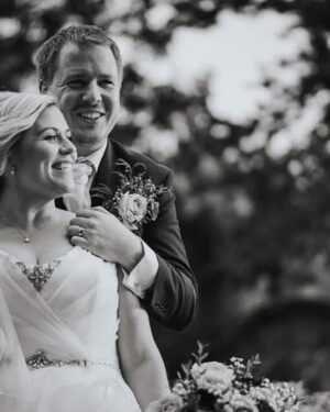 Jo Cooke Instagram - This is our gorgeous bride Laura, wearing one of my all-time favourite dresses - doesn’t she look amazing?! #curvybridesboutique #wedding #bride #plussize #plussizebrides #bridal #curvy #weddingdress #beautiful