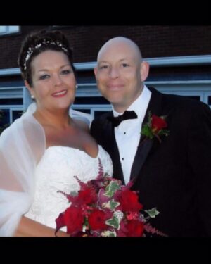 Jo Cooke Instagram - Celebrating 20 years of marriage with “My Person”. I’m not going to lie, it’s not all been fairy cakes and roses. The last 12 months have been really tough but with the support of our family and friends we have made it. Today we are chilling before celebratory dinner and a Tequilla Rose at @19th_holevilamoura. Here’s to the next 20 years with my best friend ! #love #marriage #weddinganniversary #20years #bestfriends #family @suzannegilmour1 @em.oh.el.el.eye.ee @cleocooke