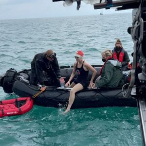 Joachim Rønning Instagram - Here’s some cool bts footage I shot during production of YOUNG WOMAN AND THE SEA (volume up🔉). I love seeing our amazing cast and crew in action - bringing Trudy’s story to life.
*The first video shows @daisyridley going full out - to the point we’re struggling to keep up with her #youngwomanandthesea Out now! 🏊‍♀️