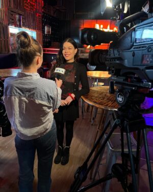 Joanie Charron Instagram - En entrevue ce soir à TVA, 
Merci beaucoup aux médias pour votre support 

@reseau_ontario #CO2024 #avenirduspectacle #onfr