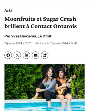 Joanie Charron Instagram - En entrevue ce soir à TVA, 
Merci beaucoup aux médias pour votre support 

@reseau_ontario #CO2024 #avenirduspectacle #onfr