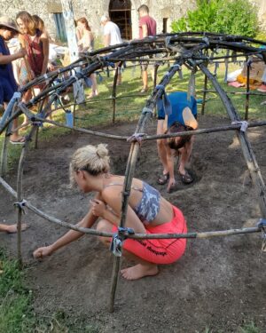 Joanie Perron Instagram - 🦚🐒🐺 The real me, Fance 2019, Ashram life. #individuality #motherearth#soulfull#healing#shamanichealing#connectedtosource#connectedtotheearth#connected#growing#real#raw#nature#love#nativeamericanwisdom#nativeamericanceremony#nativeamerican#sweatlodge#inipi#initis#sweatyourdemons#alchimie#yogagirl#yoga#trip#travel#ashram#ashramlife