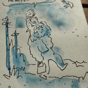 Joann Sfar Instagram - Hier Louise avait une robe genre Valérie Kaprisky dans La Gitane.