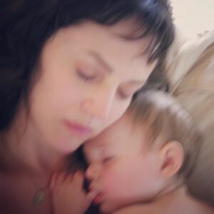 Joanna Going Instagram - 💕 Happy Mother’s Day 💕  Love to my mom, and my baby who made me a mom (and gave me baby bangs) and to everyone who mothers someone out there