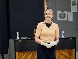 Joanna Vanderham Instagram - Power. Obsession. Love… This week our rehearsals have delved into what’s “underneath [the lines]. What’s unspoken” and I can confirm, it’s a helluva lot! 

📸 @manuelharlanphotography 
#htdoublefeature 

Link for tickets in Highlights 😘