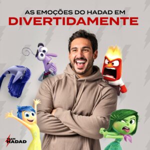 João Hadad Instagram - Essas são as emoções do Hadad em Divertidamente! Qual você mais gostou? 😂

#AGrandeConquista #TeamHadad ✨