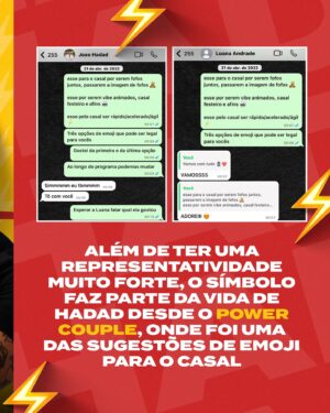 João Hadad Instagram - Significado do emoji ✅ 

Hadad tem uma ligação muito forte com o ⚡️, seu emoji. 

E não poderia ter sido escolhido outro para representá-lo em seu novo desafio, que é a Grande Conquista 2!

Gostaram de saber mais sobre o nosso emoji? 

#TeamHadad ⚡️ #AGrandeConquista