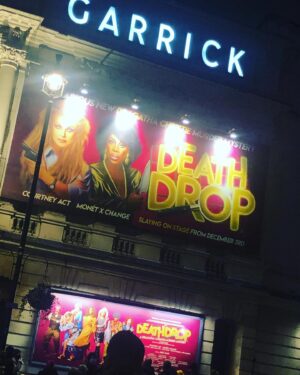 Jodie Prenger Instagram - All levels of cant fricken wait... have a great show all involved #deathdrop #garricktheatre