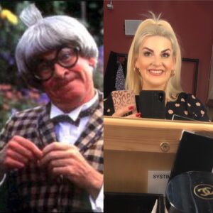 Jodie Prenger Instagram - For anyone who has faint memories of Mr Majeika I’m defiantly giving him a run for his money with the up down today...