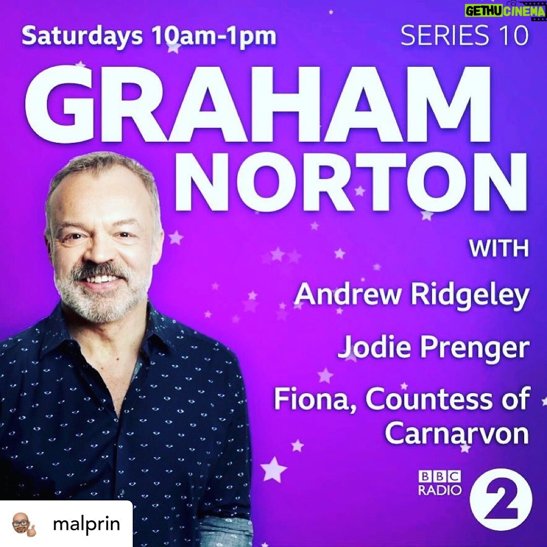 Jodie Prenger - 144 Likes - Donāt forget to tune in tomorrow @bbcradio2 @malprin #grahamnortonshow canāt wait to see them...