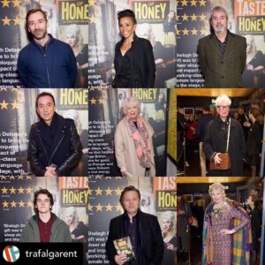 Jodie Prenger Instagram - What a night, and what an honor to perform in front of these fabulous lot. @atasteofhoneynt @trafalgarent @trafstudios #london #westend