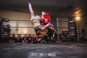 Jody Gyivicsan Instagram - Floating ball of flesh.
.
.
📸 @shootingtheindies 
#prowrestling #indiewrestling