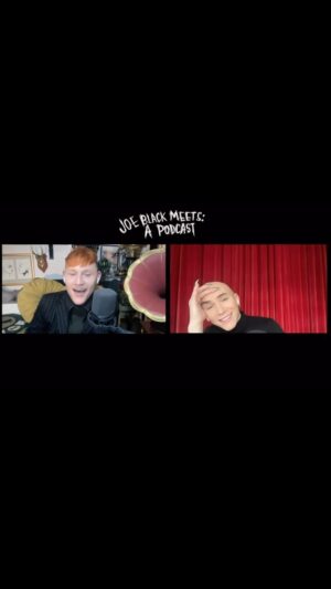 Joe Black Instagram - Its finally happened! A podcast episode becomes a video version! As it is the week that @sashavelour kicks off their UK tour of The Big Reveal, I thought I’d celebrate by releasing our full interview in all its visual both if us trapped in digital boxes on a screen glory. 
Full video over on my youtube! Link in bio. And all details for the big reveal can be found in Sasha’s Bio 🦇 

#misterjoeblack #sashavelour #thebigrevealliveshow #podcast