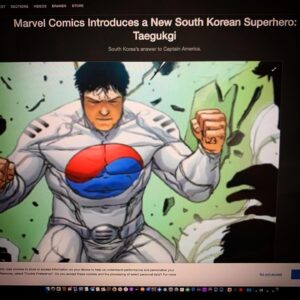 Joe Hahn Instagram - @marvelcomicss just introduced a new #Korean character named #Taegukgi 🔥