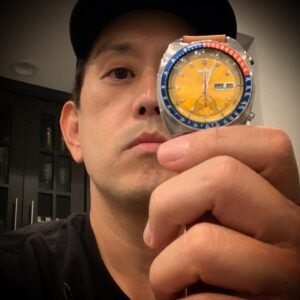 Joe Hahn Instagram - This is the timepiece that Colonel William Pogue wore to space in 1973, hence the name, #Seiko #Pogue. Thanks @danieldaekim for turning me on to this and @dcvintagewatches for hunting it down!  #vintage #timepiece @nasa