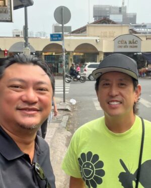 Joe Hahn Instagram - Last stop. Saigon. 
The rhythm of the city is dictated by the mass migration of the scooters buzzing around like herds of bees knowing exactly where to go. The air is filled by the broth and spice filled aromas of the street food. The people here are as warm as the city itself. 
I’m going to miss you, Vietnam!